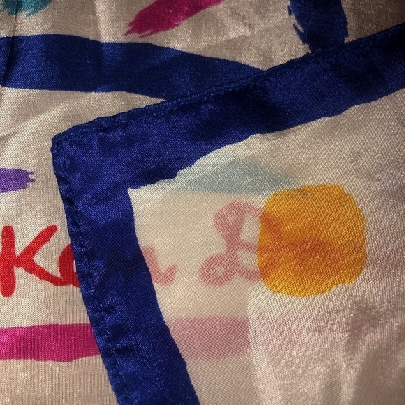 VTG Ken Done 1985 Iconic Sailing on Sydney Harbour Art Print Scarf 28.5” x 28.5” - Picture 3 of 6